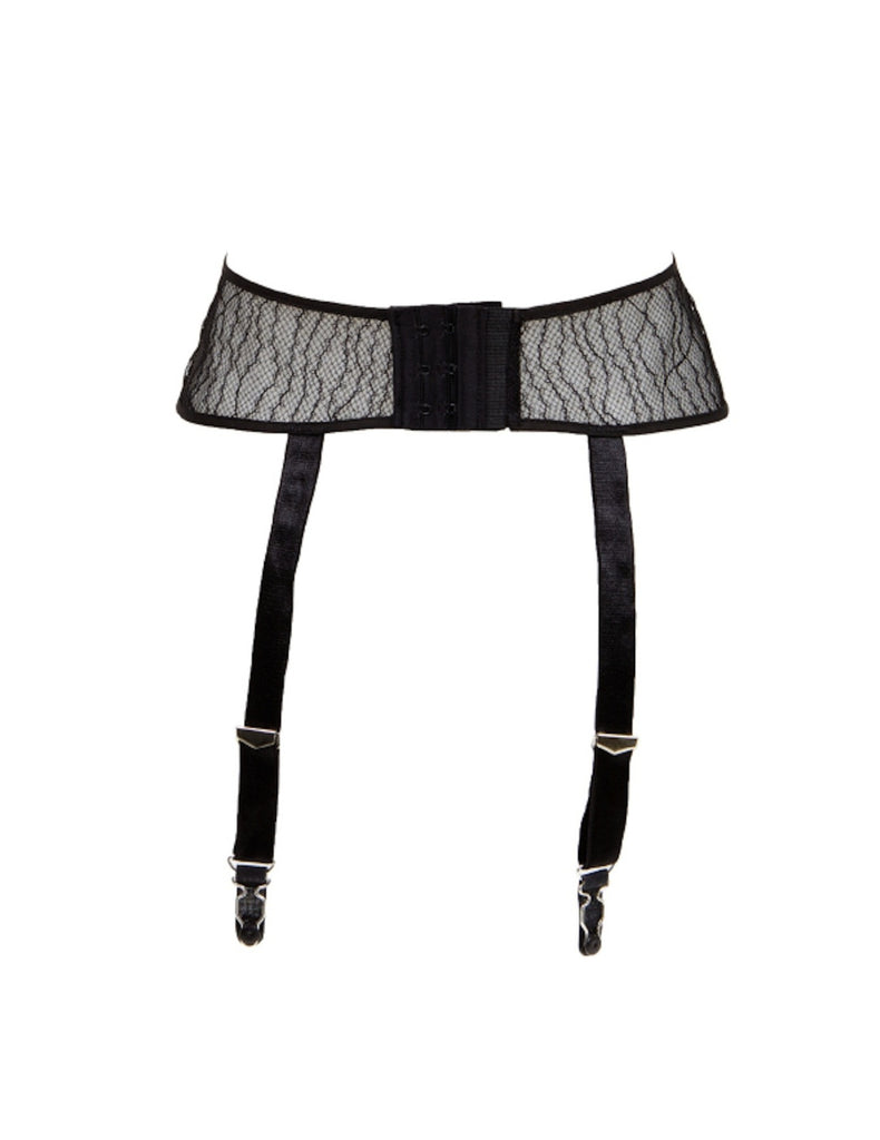 show off garter belt back