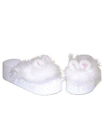 Feather Stiletto Slippers