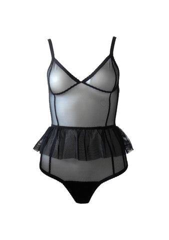 Black Harness Bodysuit