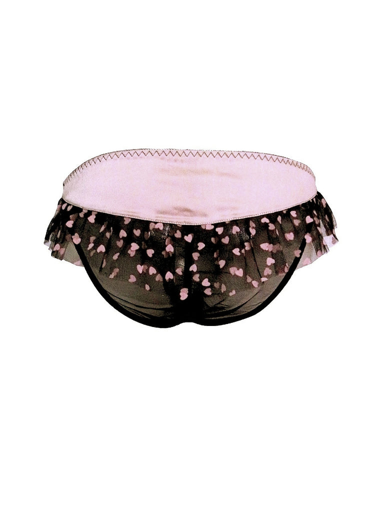 polka hearts knicker back