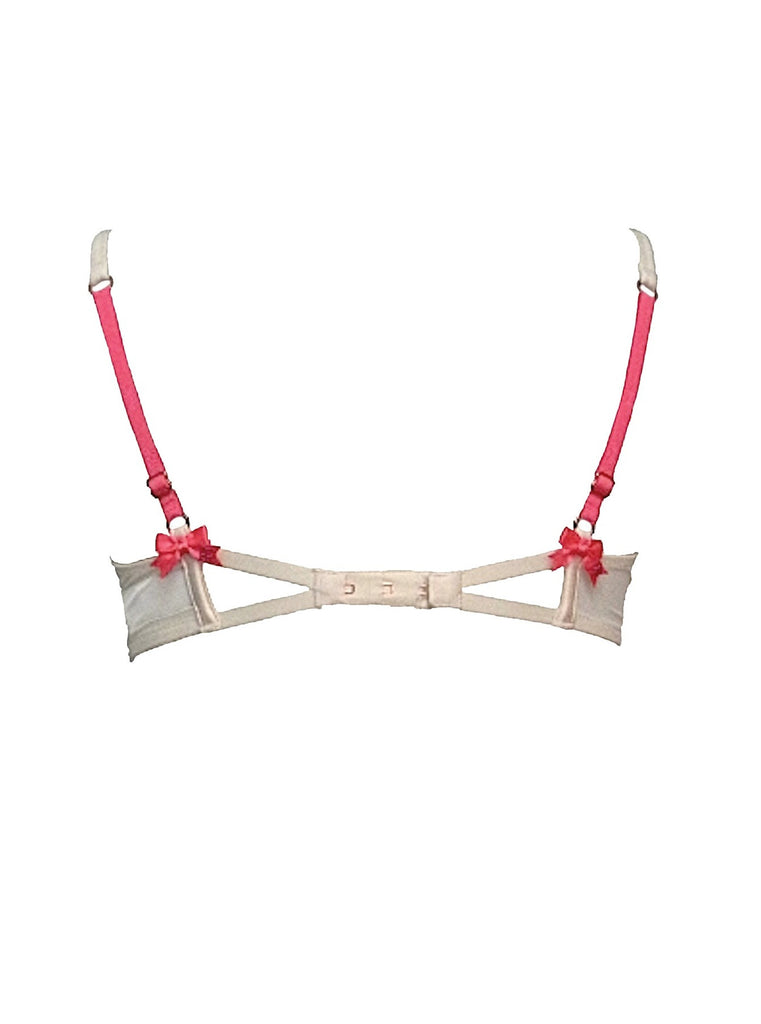 champagne demi bra back