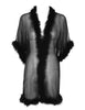 Zodiac Marabou Robe
