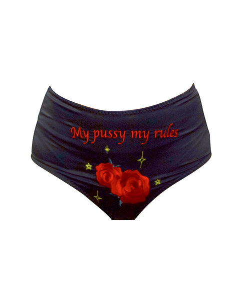 Retro Embroidery Brief