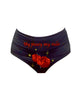 Retro Embroidery Brief