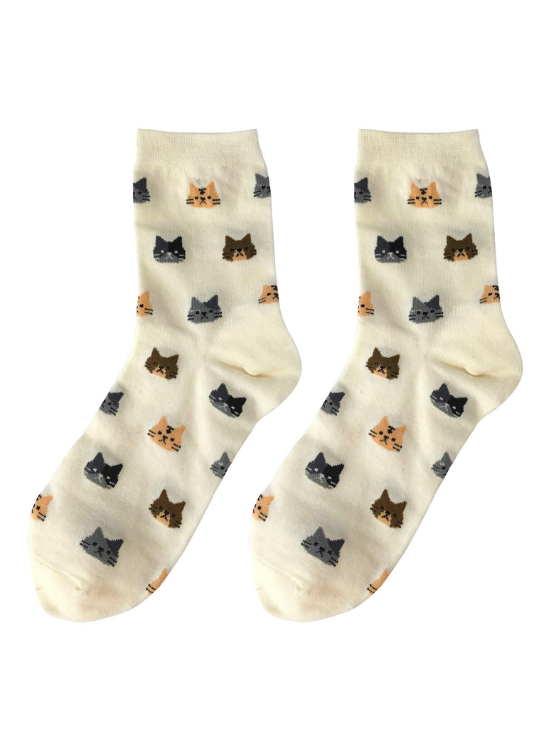 Cat Crew Socks