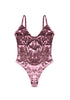 Pink Velvet Bodysuit