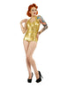 rita one piece swimsuit on model