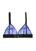 silvia electric blue triangle bra