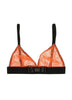 silvia sunset orange triangle bra