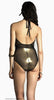 golden goddess teddy on model back