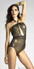 golden goddess teddy on model front